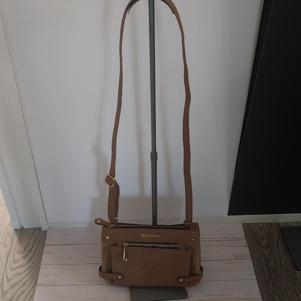 👠 Brown faux leather Crossbody bag by Rampage 👠